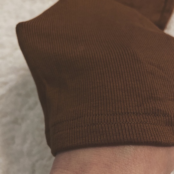 Knitted tracksuit camel tan beige 2 pcs L XL ONLY - Picture 5 of 5